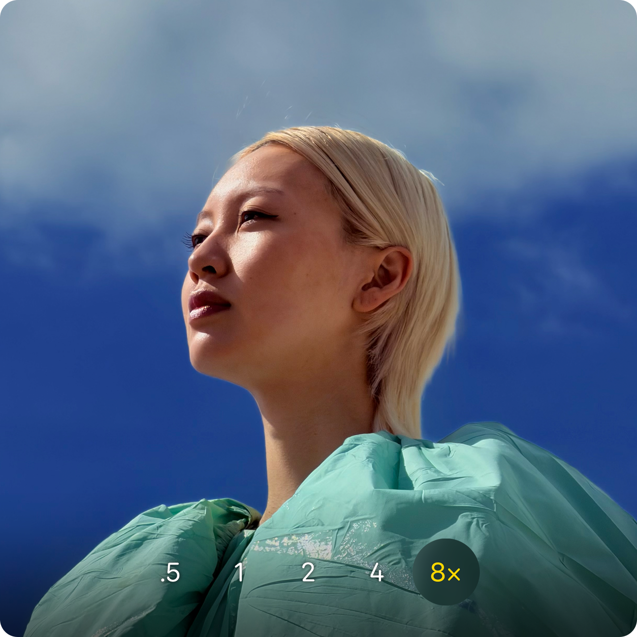 iPhone 17, exterior rear, Fusion dual-camera system, all five colors overlapping: Black, White, Sage, Mist Blue, and Lavender