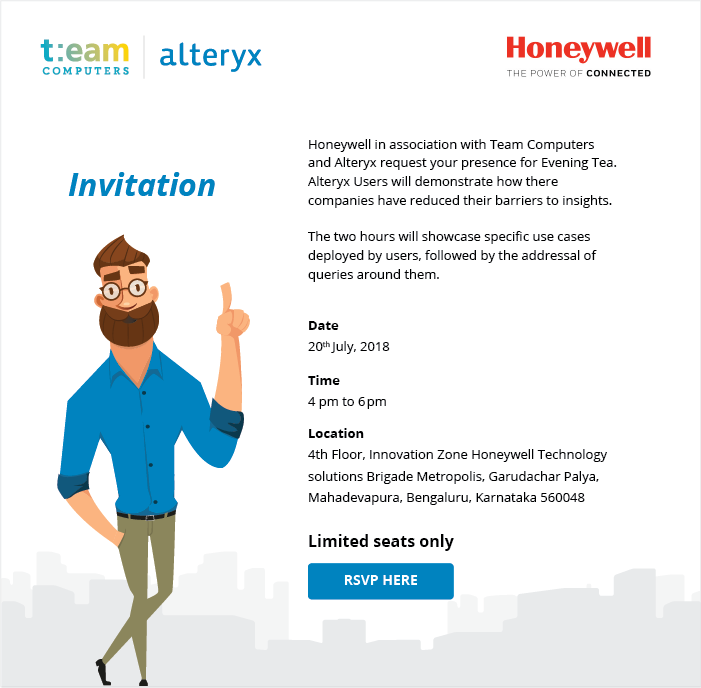 Alteryx Honeywell Workshop Invite